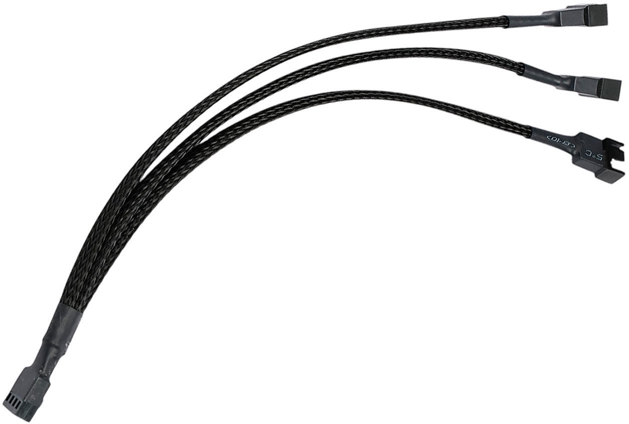 Разветвитель вентиляторов Cablexpert CC-FAN-1F3M-27CM
