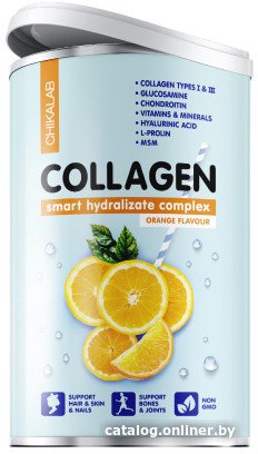 Комплекс Chikalab Коллагеновый коктейль/Collagen complex (400 г, апельсин)