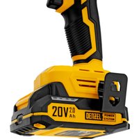 Ударная дрель-шуруповерт Denzel CIDH-BL-20 (с 2-мя АКБ, кейс)