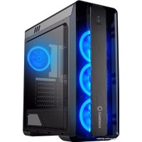 Корпус GameMax Moonlight (черный, голубая подсветка)