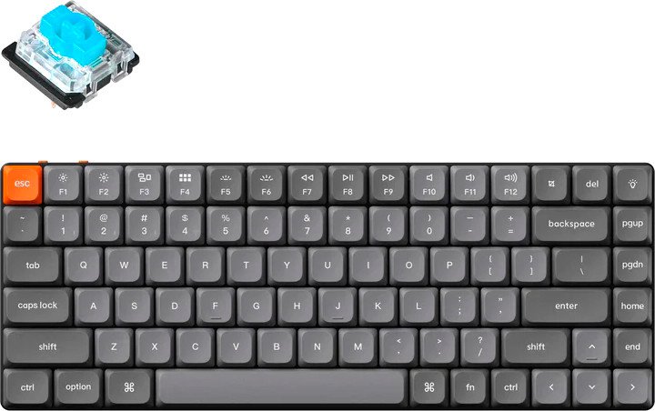 

Клавиатура Keychron K3 Max RGB K3M-H2-RU (Gateron Low Profile Blue)