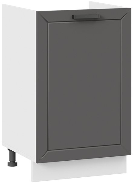 

Шкаф напольный Трия Лорас 1Н5М (белый/холст вулкан)