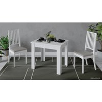 Кухонный стол Трия Промо тип 3 (белый/белый)