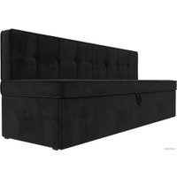 Диван Лига диванов Техас 340 (велюр черный)