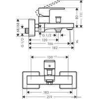 Смеситель Hansgrohe Vernis Shape 71450000