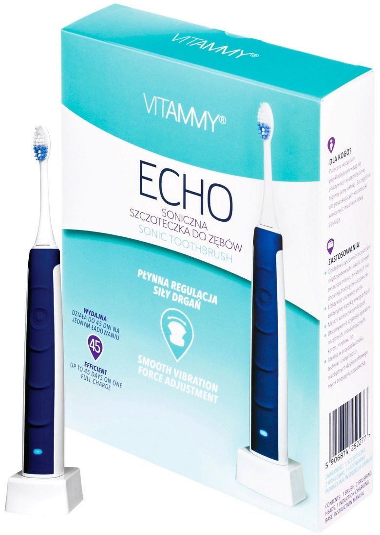 

Электрическая зубная щетка Vitammy Echo (синий)