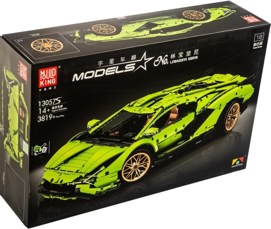 

Конструктор Mould King Super Car 13057S Lamborghini Sian FKP 37 (без электрики)