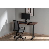 Стол для работы стоя ErgoSmart Ergo Desk Prime 1380x800x18 мм (альпийский белый/черный)