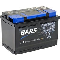 Автомобильный аккумулятор BARS R+ (77 А·ч)