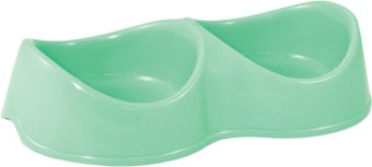 Двойная миска Gamma Бисквит 2x200 мл 30272016 (бирюзовый)