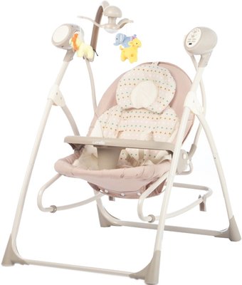 Качалка Carrello Nanny 3в1 CRL-0005 (бежевые точки)