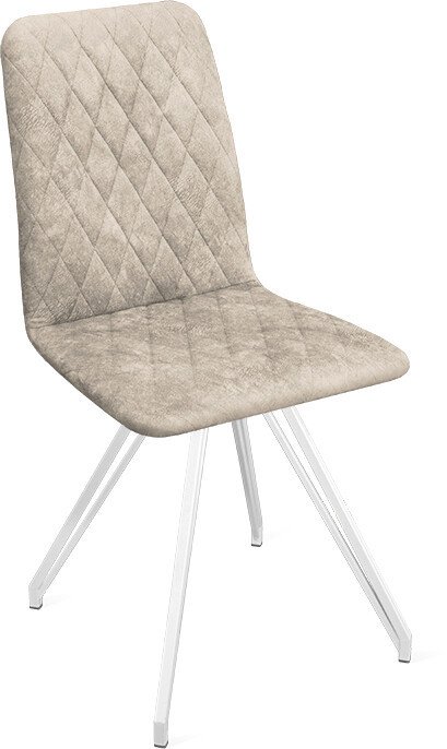 

Стул Трия Стенли К4 (белый матовый/микровелюр Wellmart Dark Beige)