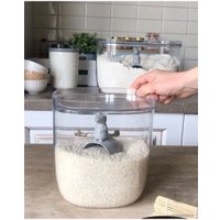 Набор емкостей Qualy Lucky Mouse QL10348-CL-GY