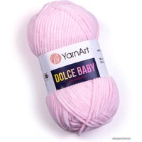 Пряжа для вязания Yarnart Dolce baby 759 50 г 85 м (розовый)