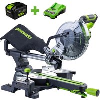 Торцовочная пила Greenworks GD24MS216 1501707UH (с 1-им АКБ)