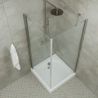 Душевой уголок Triton Форта-Хром 90x90 (с поддоном)