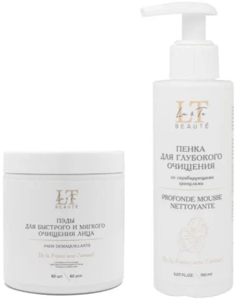

La and Te beaute Набор косметики Пэды+Пенка LT-19