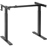 Стол ErgoSmart Manual Desk Compact FR 1200х650х25 мм (ЛДСП дуб натуральный/черный)
