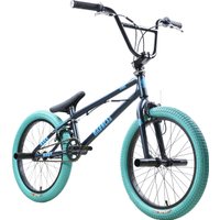 Велосипед Stark Madness BMX 2 2025 (темно-еловый/матовый голубой/голубой)