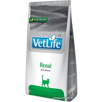 Сухой корм для кошек Farmina Vet Life Renal (для поддержки функции почек при хронической болезни почек или при временных нарушениях почечной функции) 2 кг