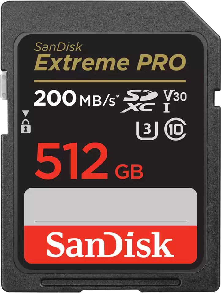 

Карта памяти SanDisk Extreme PRO SDXC SDSDXXD-512G-GN4IN 512GB