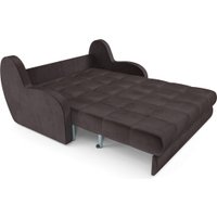 Диван Мебель-АРС Аккордеон Барон НПБ 140x200 (бархат шоколадный Star Velvet 60 Coffee)