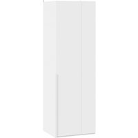 Шкаф распашной Трия Порто СМ-393.07.006 с 1 глухой дверью (белый жемчуг/белый софт) в Мозыре