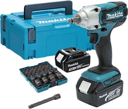 

Гайковерт Makita DTW190JX3 (с 2-мя АКБ, кейс)