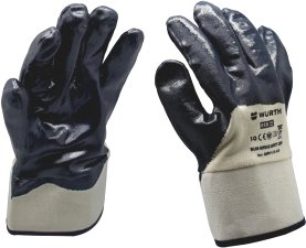 

Нитриловые перчатки Wurth Blue nitrile safety cuff 0899412410