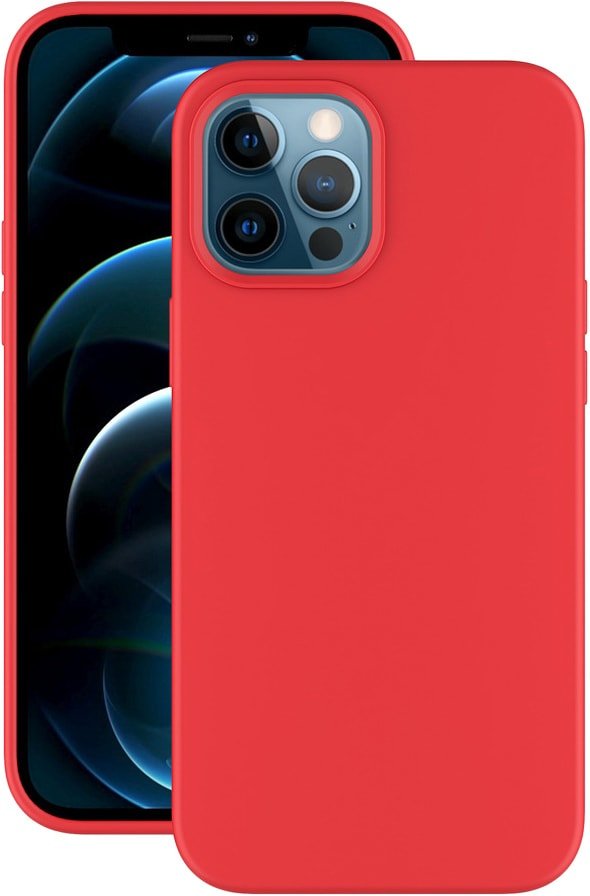 

Чехол для телефона Deppa Soft Silicone для Apple iPhone 12 Pro Max (красный)