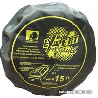 Спальный мешок Mednovtex Expert Travel -5C, с подголовником (оливковый)