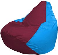 

Кресло-мешок Flagman Груша Супер Мега 4XL Г5.1-310 (бордовый/голубой)