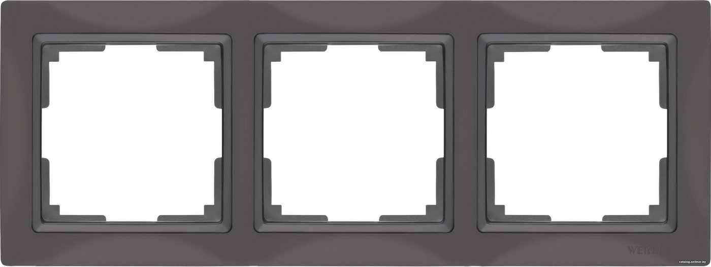 Рамка Werkel Snabb Basic WL03-Frame-03 (серо-коричневый)