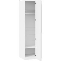 Шкаф распашной Трия Порто СМ-393.07.006 с 1 глухой дверью (белый жемчуг/белый софт) в Мозыре