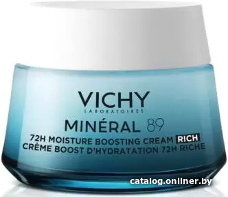 Vichy Mineral 89 Интенсивно увлажняющий крем 72ч для сухой кожи 50 мл