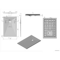 Душевой поддон Vincea VST-4SR8012G 120x80