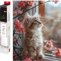 Алмазная мозаика  Феникс+ Котик у окошка 68641