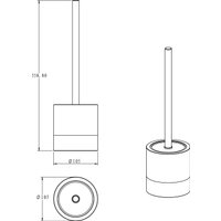 Набор аксессуаров для ванной Lauter 21HWO69C + 21HWO69A + 21HWO69E (3 предмета)