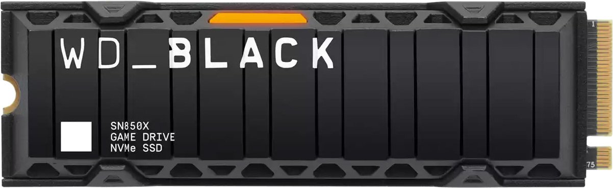 

SSD WD Black SN850X NVMe Heatsink 1TB WDS100T2XHE