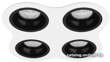 Точечный светильник Lightstar Domino D64607070707