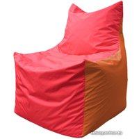 Кресло-мешок Flagman Фокс Ф2.1-176 (красный/оранжевый)