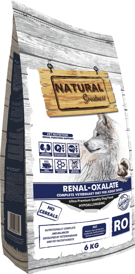 

Сухой корм для собак Natural Greatness Renal-Oxalate 6 кг