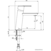 Смеситель Deante Arnika BQA R20M (золото)