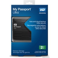 Внешний накопитель WD My Passport Ultra 2TB Black (WDBBUZ0020BBK)