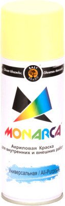 

Краска Monarca Универсальная RAL 1015 0.52 л (светлая слоновая кость)
