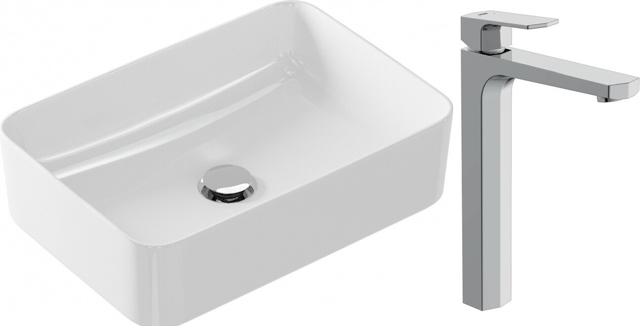 

Умывальник Cersanit Crea 50 P-UM-CRE50/1-oc-RC + 63054