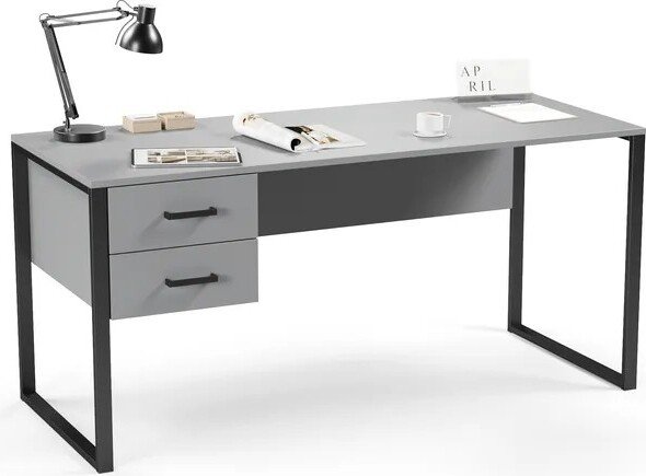

Стол Soma Slava 160x66 (серый/черный)