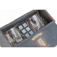 Набор стаканов для виски Peresvet Premium Whiskey со стаканами и камнями