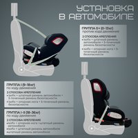 Детское автокресло Bubago Freet BG 178-1 (черный)