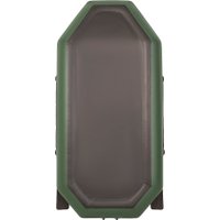 Моторно-гребная лодка Лоцман Гребная под мотор стандарт ЛС-240 (зеленый)